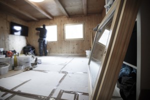 Wide Shot of Repair Done by Window Company in Normal, IL
