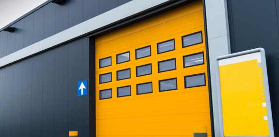 Photo of an overhead door.
