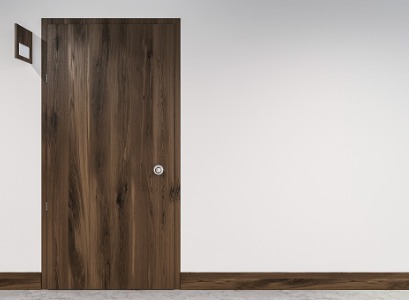 Dark wood Strek-O Office Doors