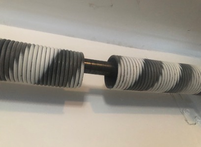 A new spring after Garage Door Spring Replacement in Bloomington IL